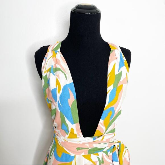 HELLO MOLLY Radiant Love Mini Halter Dress Size Medium NWT - Picture 4 of 9